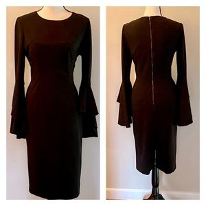 Maggy London flare sleeved dress size 10